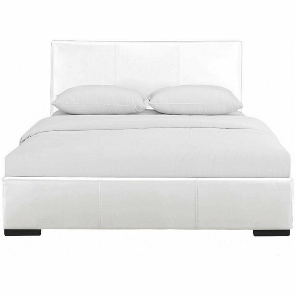 Templeton Hindes Upholstered Platform Bed, White - Twin Size TE3359894